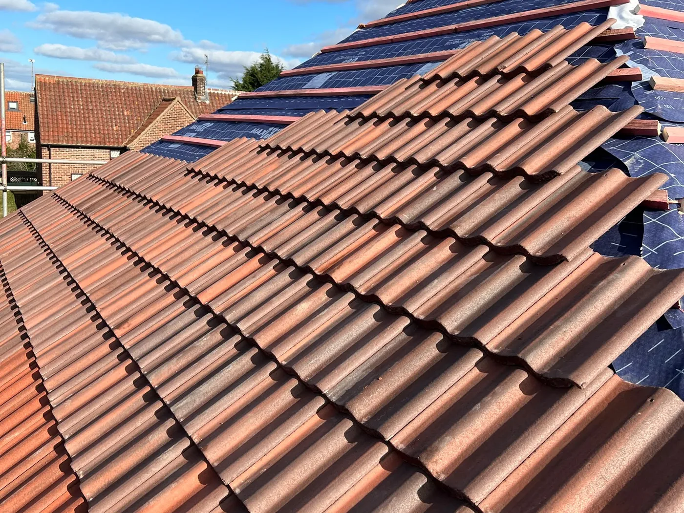 New pantile roof